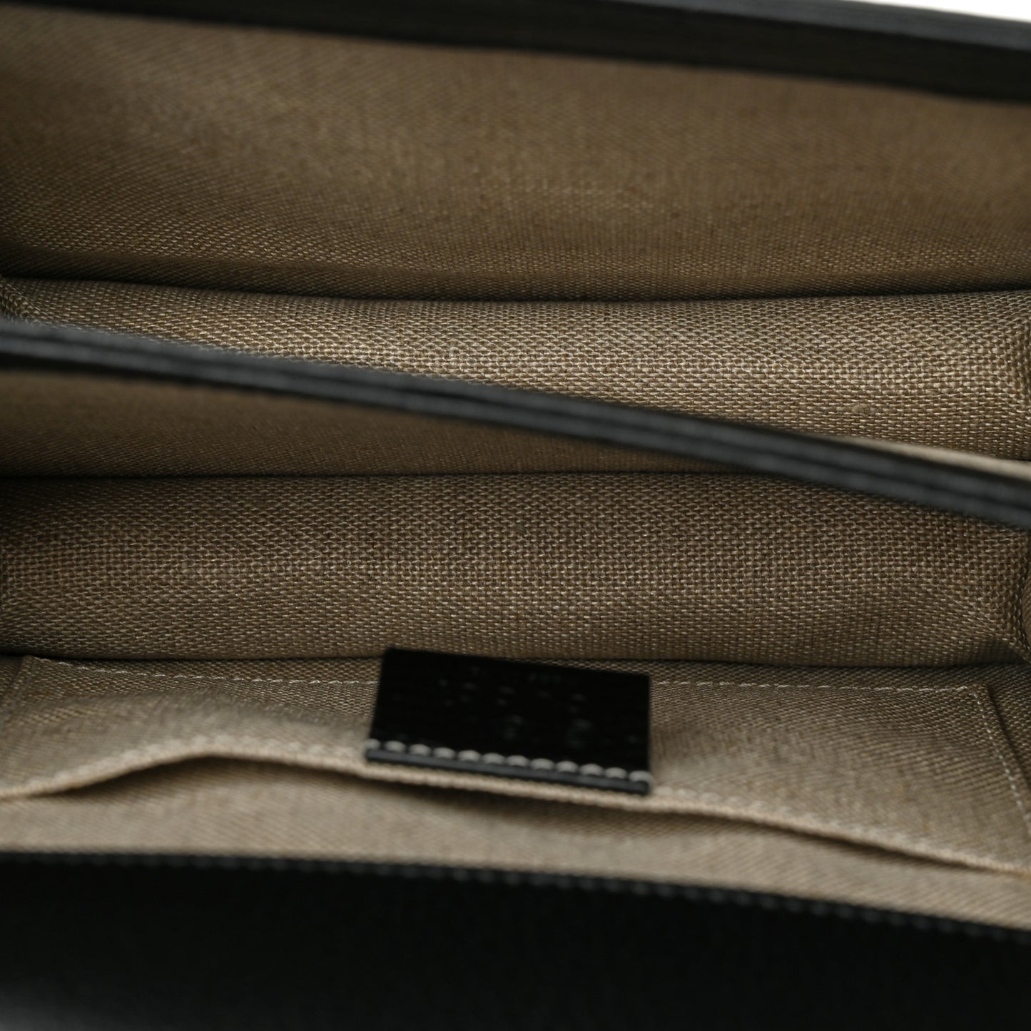 Dollar Calfskin Small Interlocking G Shoulder Bag Black