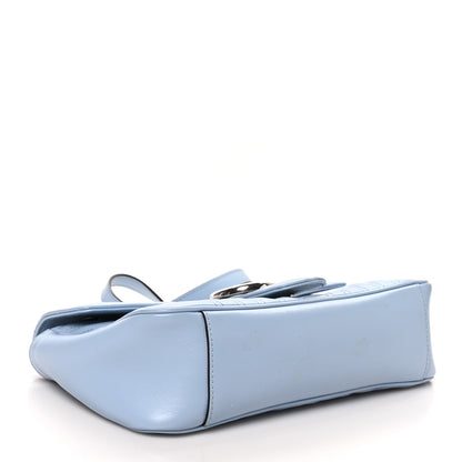Gucci Calfskin Matelasse Small GG Marmont Shoulder Bag Porcelain Light Blue 4 of 10