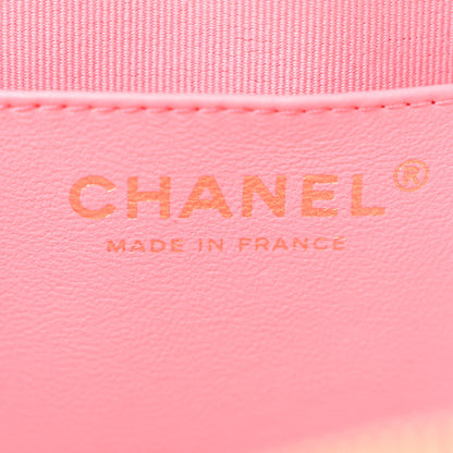 Chanel Lambskin Quilted CC In Love Heart Bag Pink 6 of 11