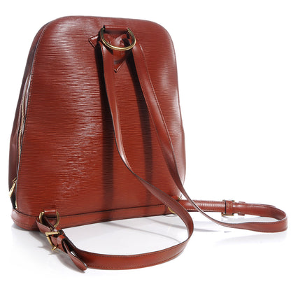 Louis Vuitton Epi Gobelins Backpack Kenyan Fawn 3 of 8