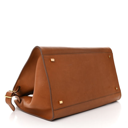 The Row Polished Saddle Calfskin Soft Margaux 15 Cuir 4 of 17