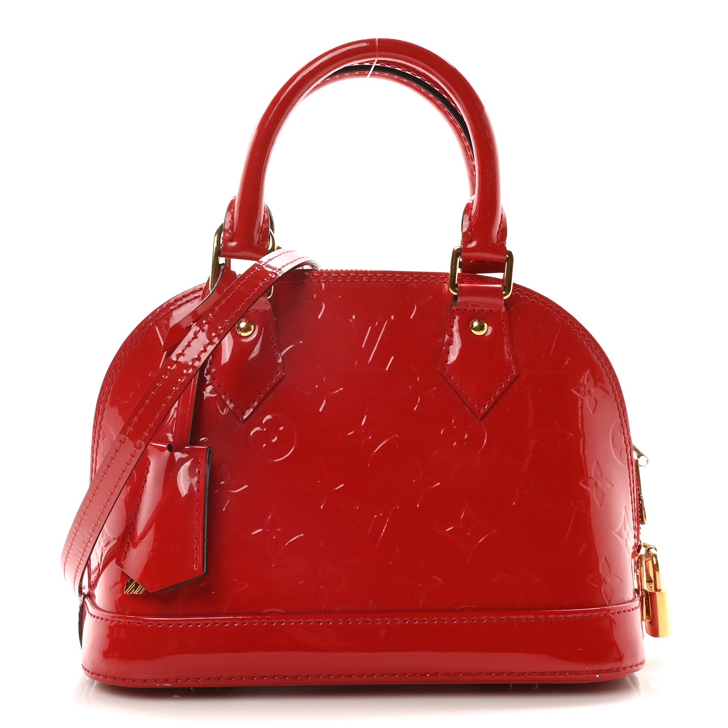 Louis Vuitton Vernis Alma BB Cherry 1 of 11