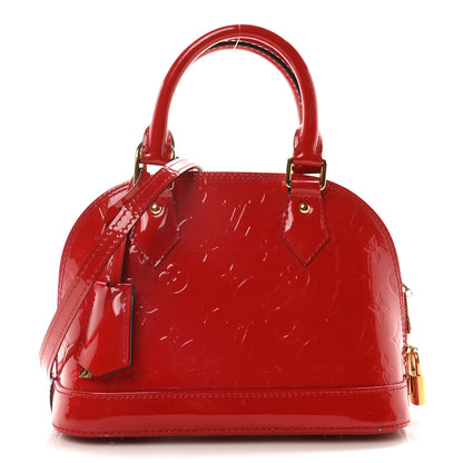 Louis Vuitton Vernis Alma BB Cherry 1 of 11