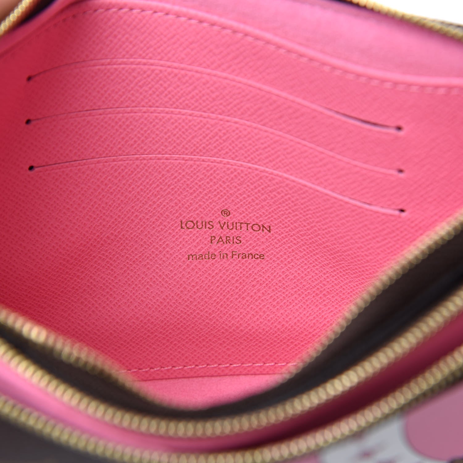 Louis Vuitton Monogram 2019 Christmas Animation Double Zip Pochette 7 of 10