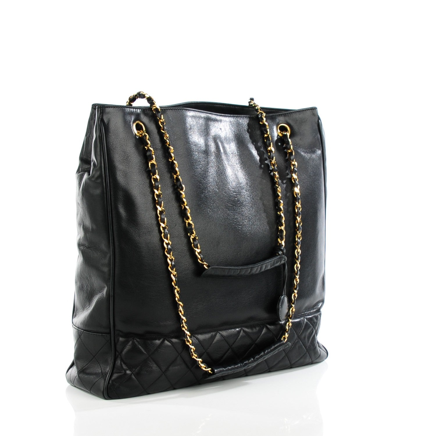Chanel Lambskin Shoulder Bag Black 3 of 8