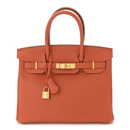 Hermes Togo Birkin 30 Feu 1 of 11