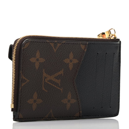 Louis Vuitton Monogram Recto Verso Card Holder Black 3 of 7