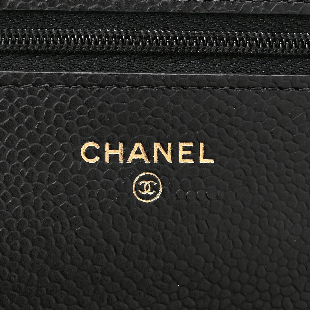 Chanel Caviar Quilted Wallet on Chain WOC Black 6 of 11