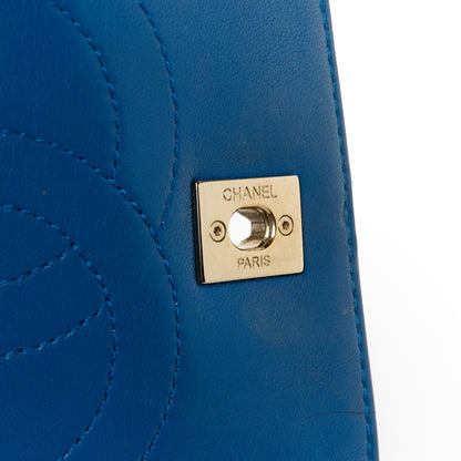 Chanel Lambskin Quilted Small Trendy CC Flap Dual Handle Bag Blue 6 of 12