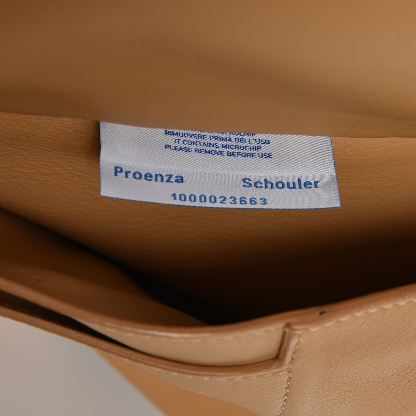 Calfskin Large PS Courier Backpack Beige