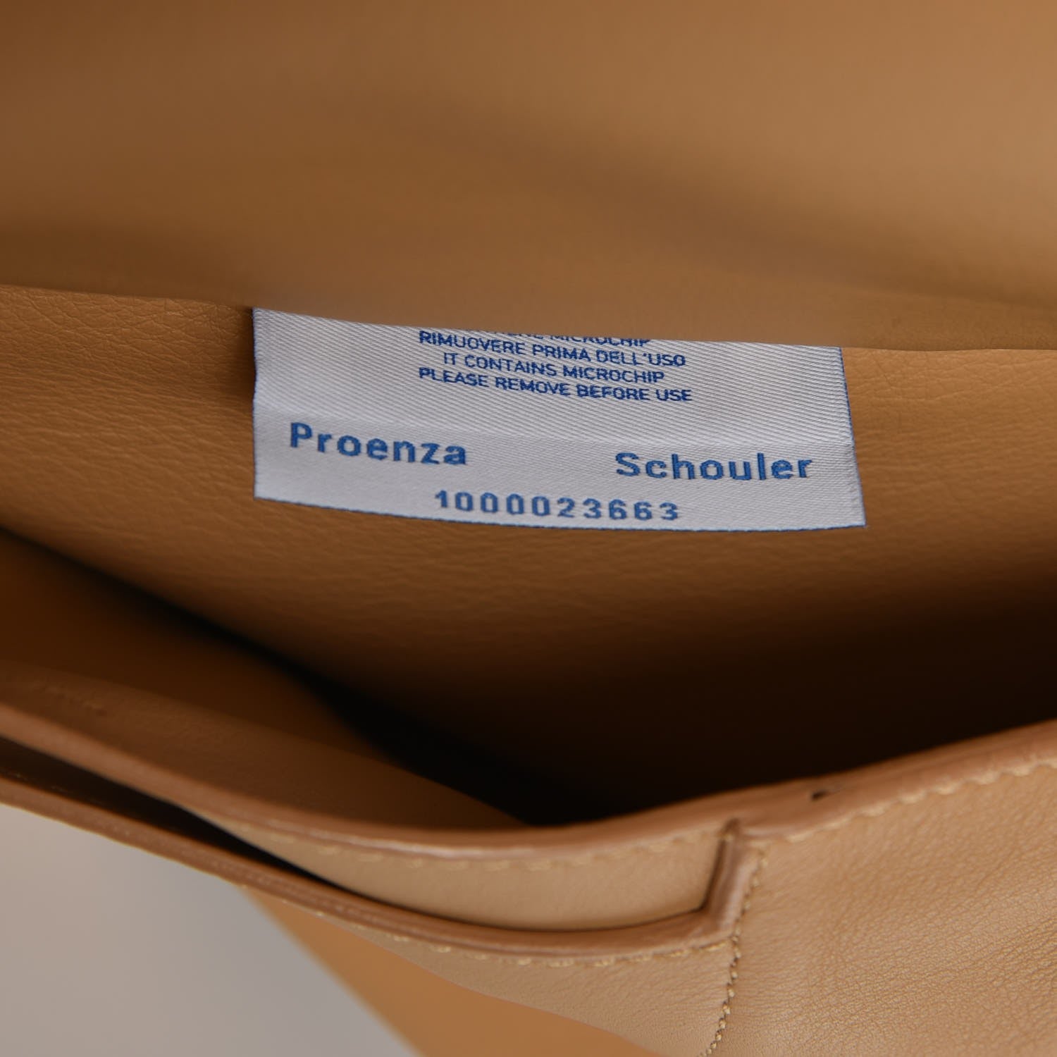 Proenza Schouler Calfskin Large PS Courier Backpack Beige 8 of 8