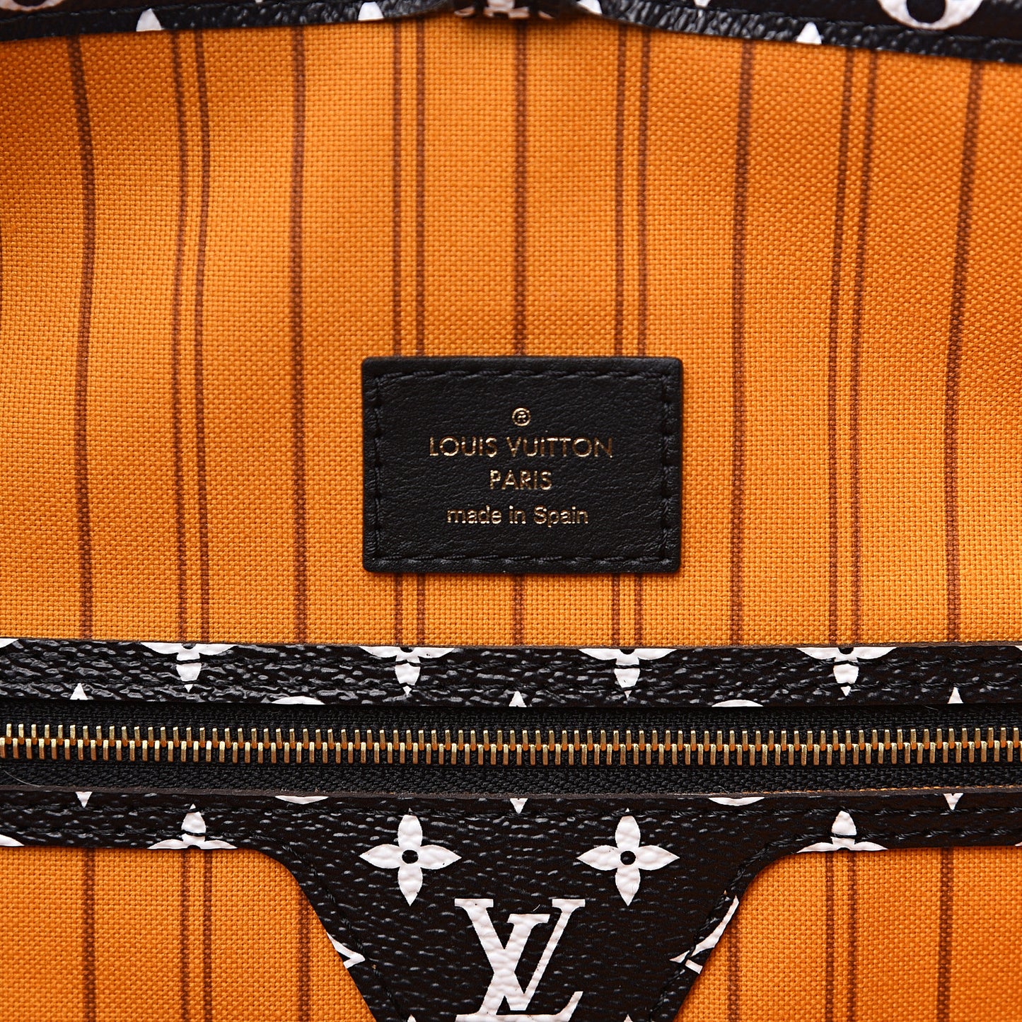 Monogram Giant Jungle Neverfull MM Black
