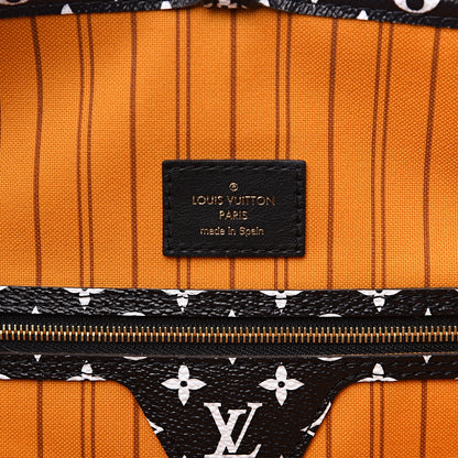 Louis Vuitton Monogram Giant Jungle Neverfull MM Black 5 of 9
