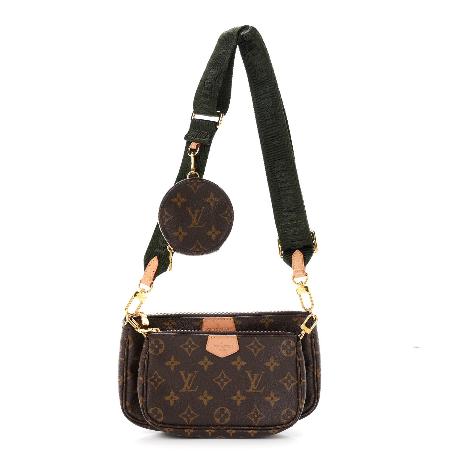 Louis Vuitton Monogram Multi Pochette Accessories Kaki 1 of 12