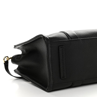 Marc Jacobs Grained Calfskin Medium The Tote Bag Black 6 of 7
