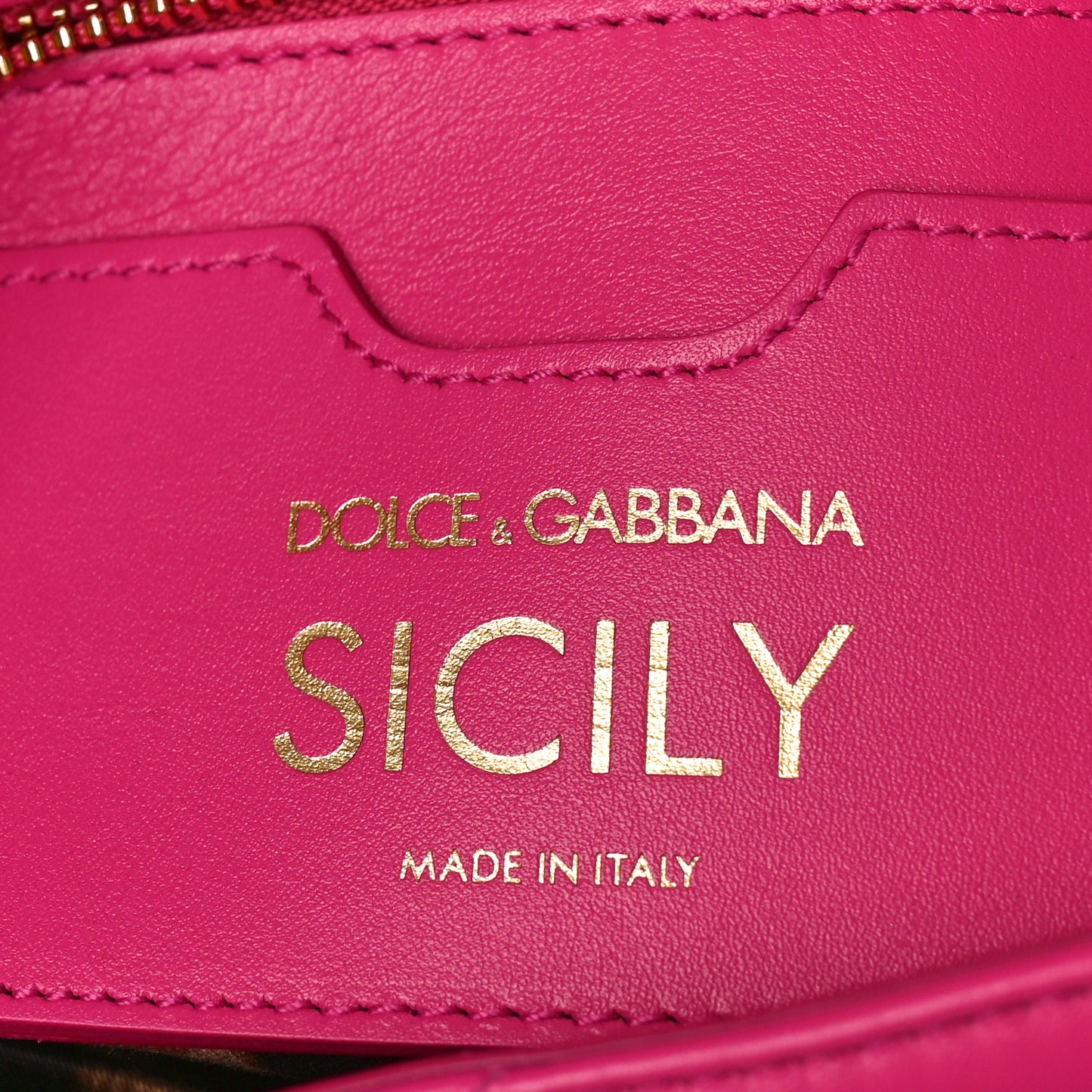 DOLCE & GABBANA Calfskin Quilted Small Miss Sicily Satchel Pink