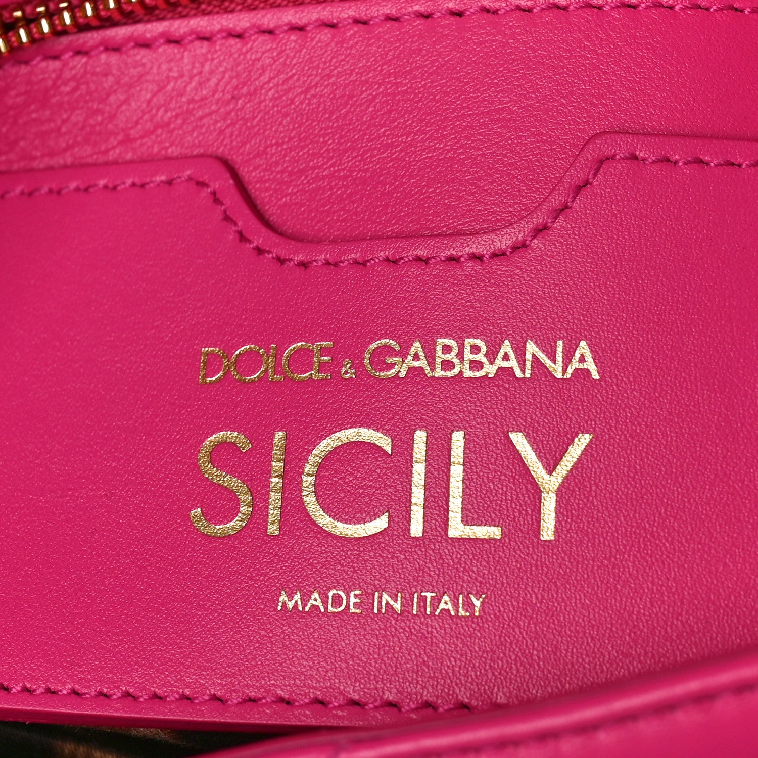 Dolce & Gabbana DOLCE & GABBANA Calfskin Quilted Small Miss Sicily Satchel Pink 6 of 8