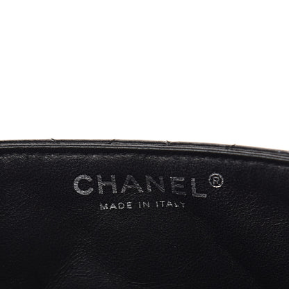 Chanel Lambskin Quilted East West Flap Black 6 of 10