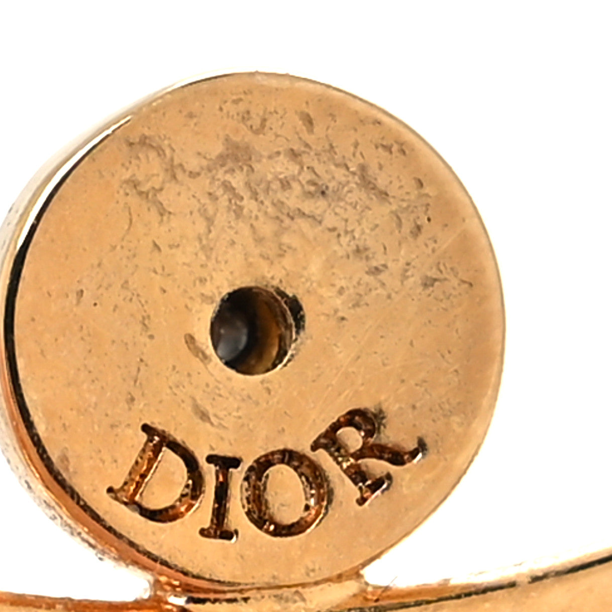Christian Dior Danseuse Etolie Chain Drop Earrings Gold 4 of 4