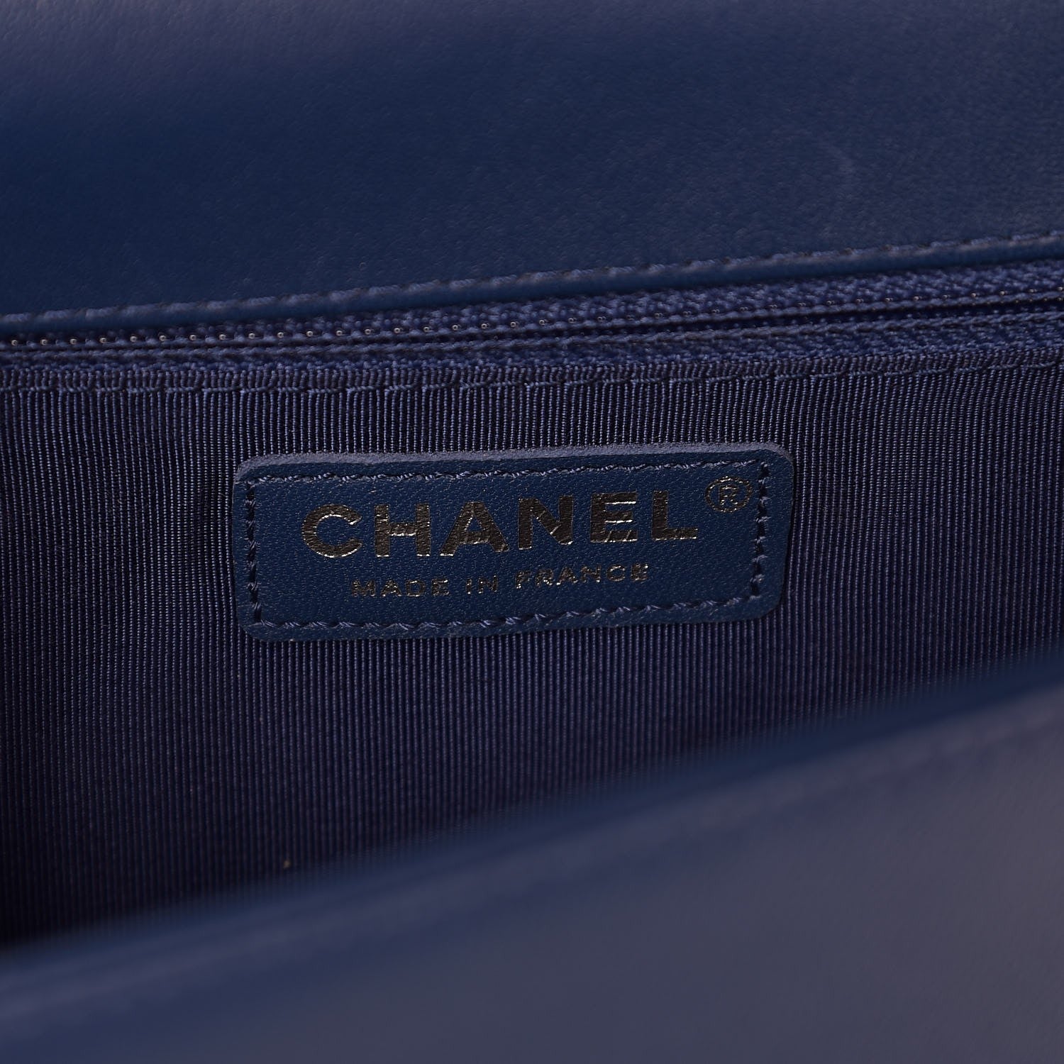 Chanel Lambskin Quilted New Medium Boy Flap Blue 6 of 7