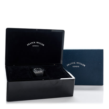 Franck Muller PVD Titanium Calfskin 45mm Vanguard Fullback Automatic Watch Black V45SCDTLCK 5 of 5