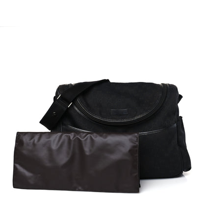 Gucci Monogram Large Diaper Bag Black 1 of 10