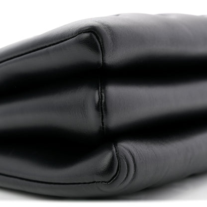 Louis Vuitton Lambskin Embossed Monogram Coussin PM Black White 8 of 10