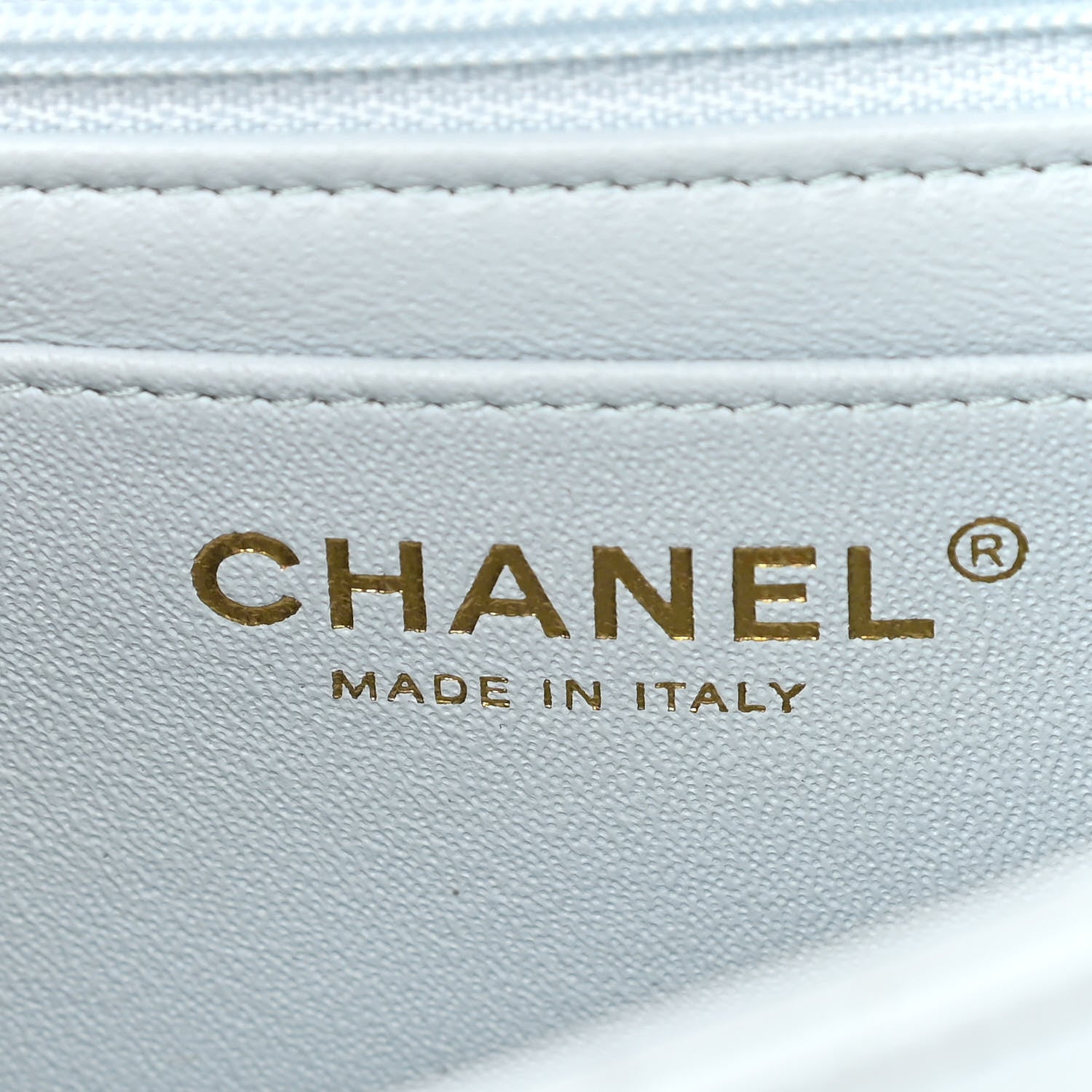 Chanel Lambskin Quilted Mini Top Handle Rectangular Flap Light Blue 6 of 11