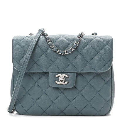 Chanel Caviar Quilted Medium Urban Companion Flap Blue 1 of 11