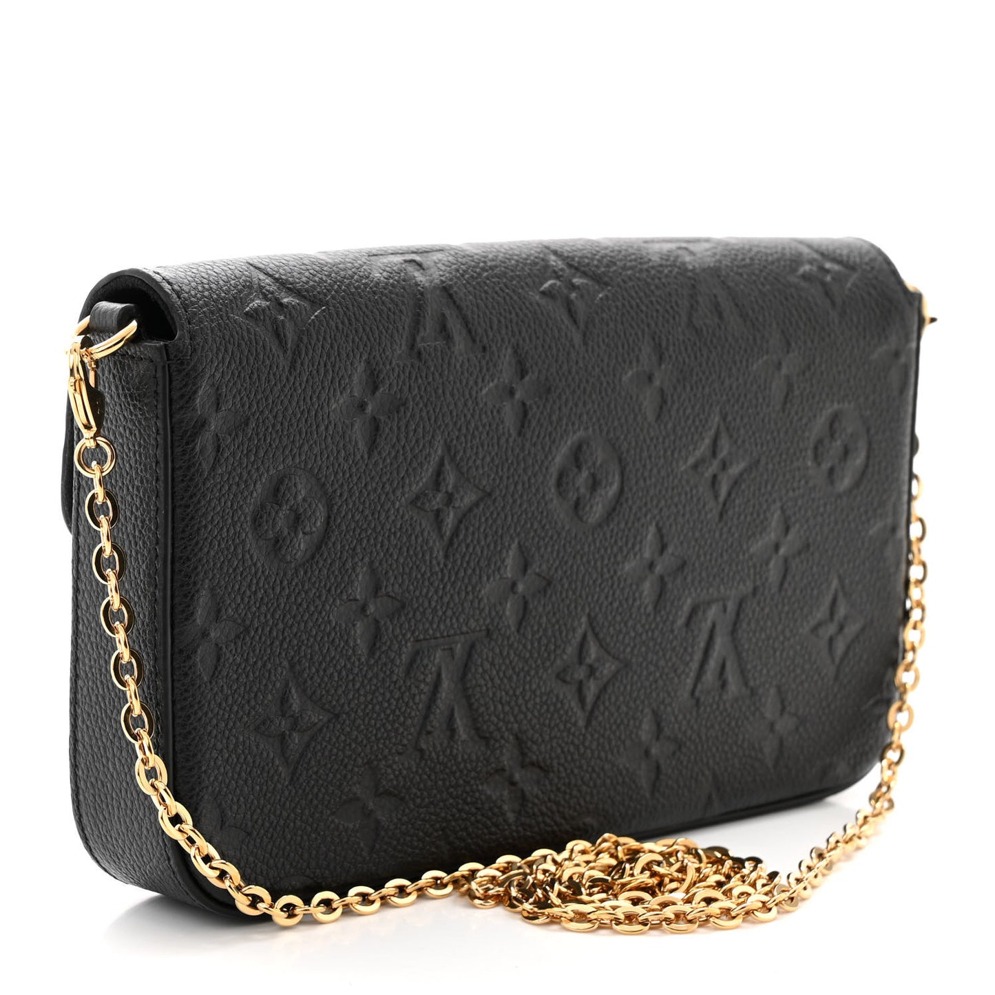 Empreinte Pochette Felicie Chain Wallet Black