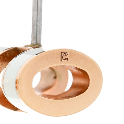 Hermes Rose Gold Lacquered Mini Pop H Earrings Vert Fizz 4 of 6