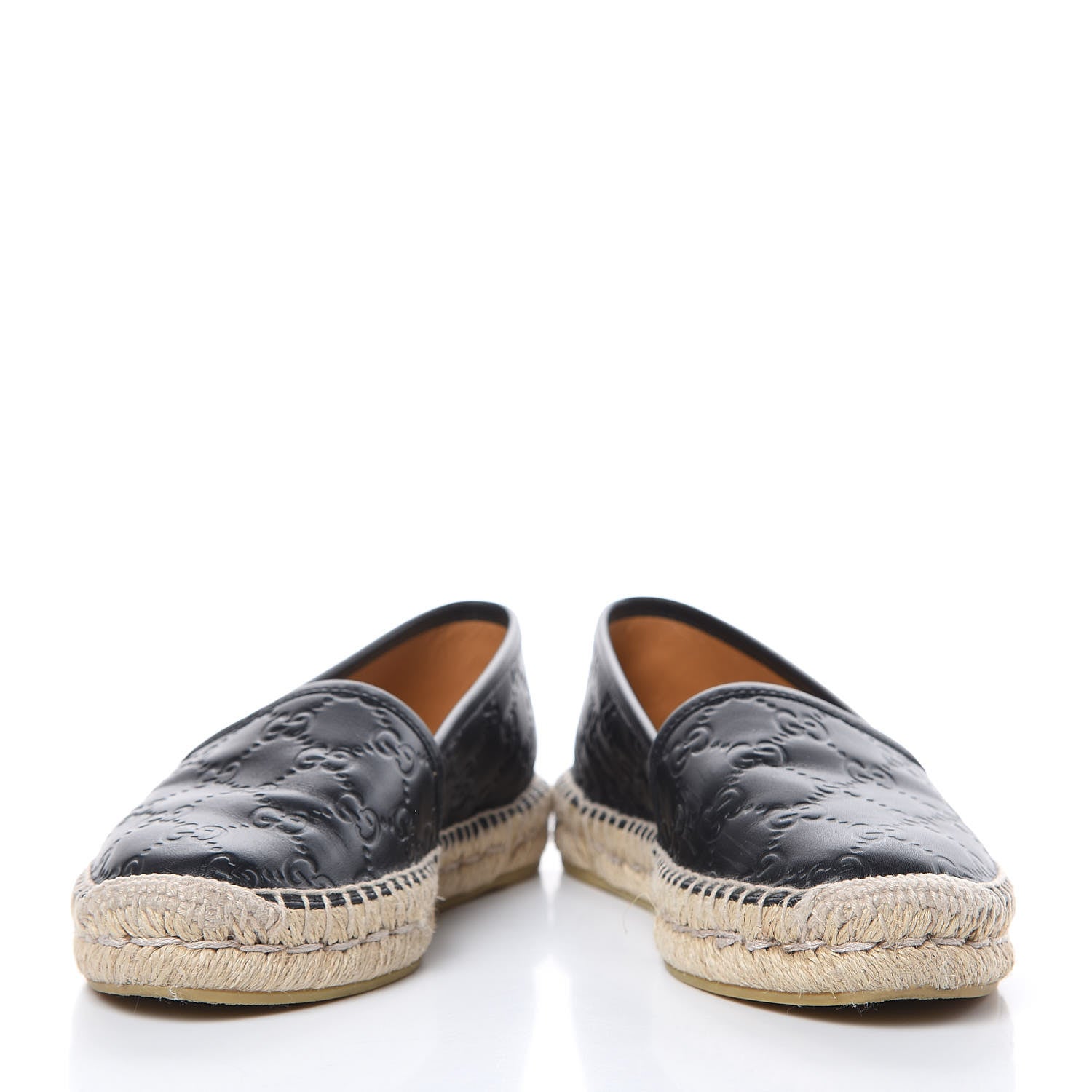 Gucci Guccissima Signature Espadrilles 37.5 Black 5 of 13