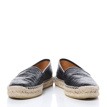 Gucci Guccissima Signature Espadrilles 37.5 Black 5 of 13