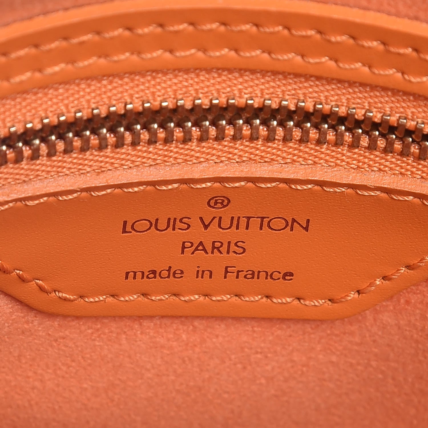 Louis Vuitton Epi Petit Bucket 23 Mandarin 7 of 10