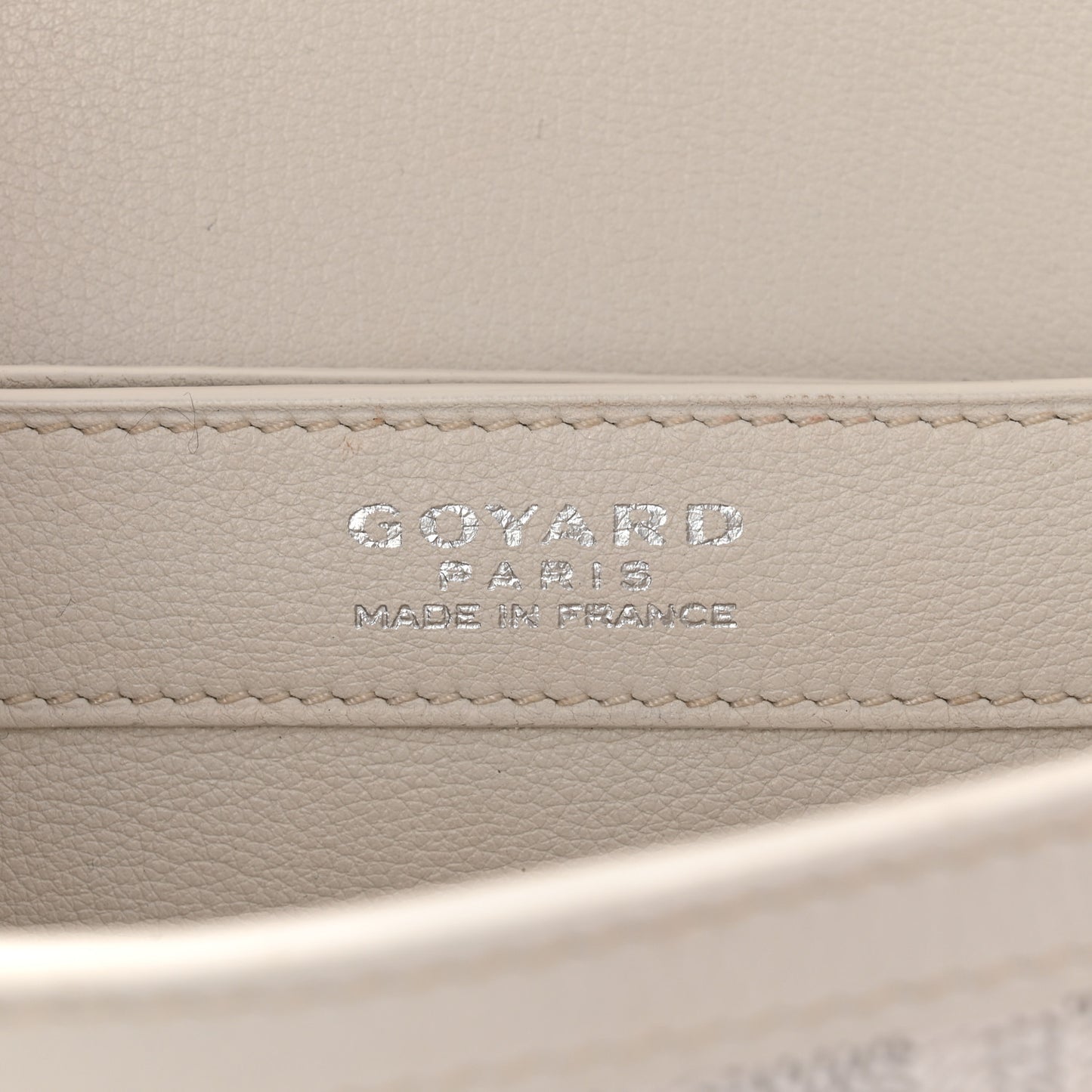 Goyardine 233 PM Shoulder Bag White