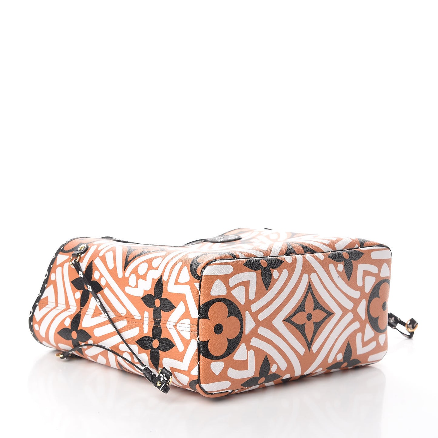 Monogram Giant Crafty Neverfull MM Creme Caramel