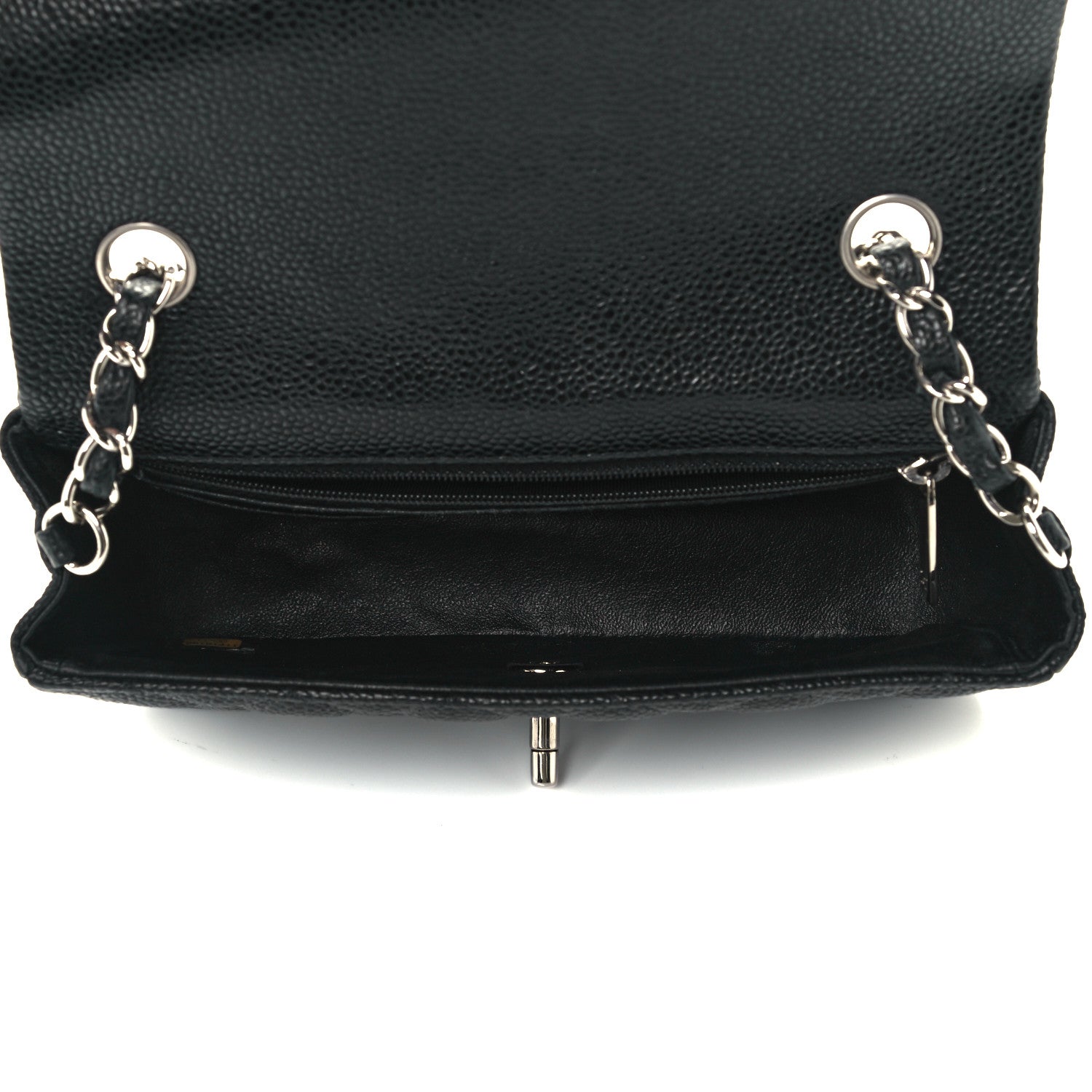 Chanel Caviar Quilted Mini Rectangular Flap Black 5 of 12