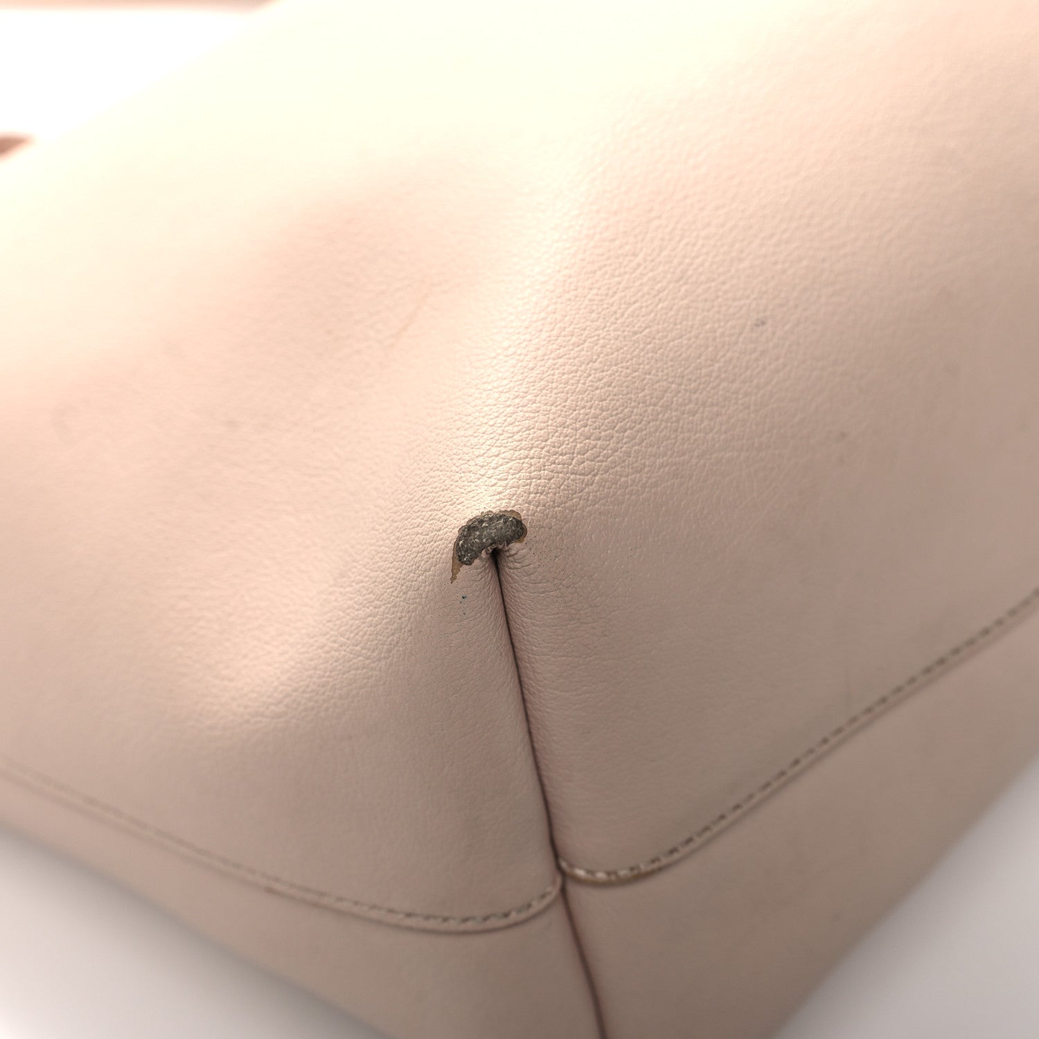 Saint Laurent Calfskin Large Shopping Tote Pale Blush 11 of 23