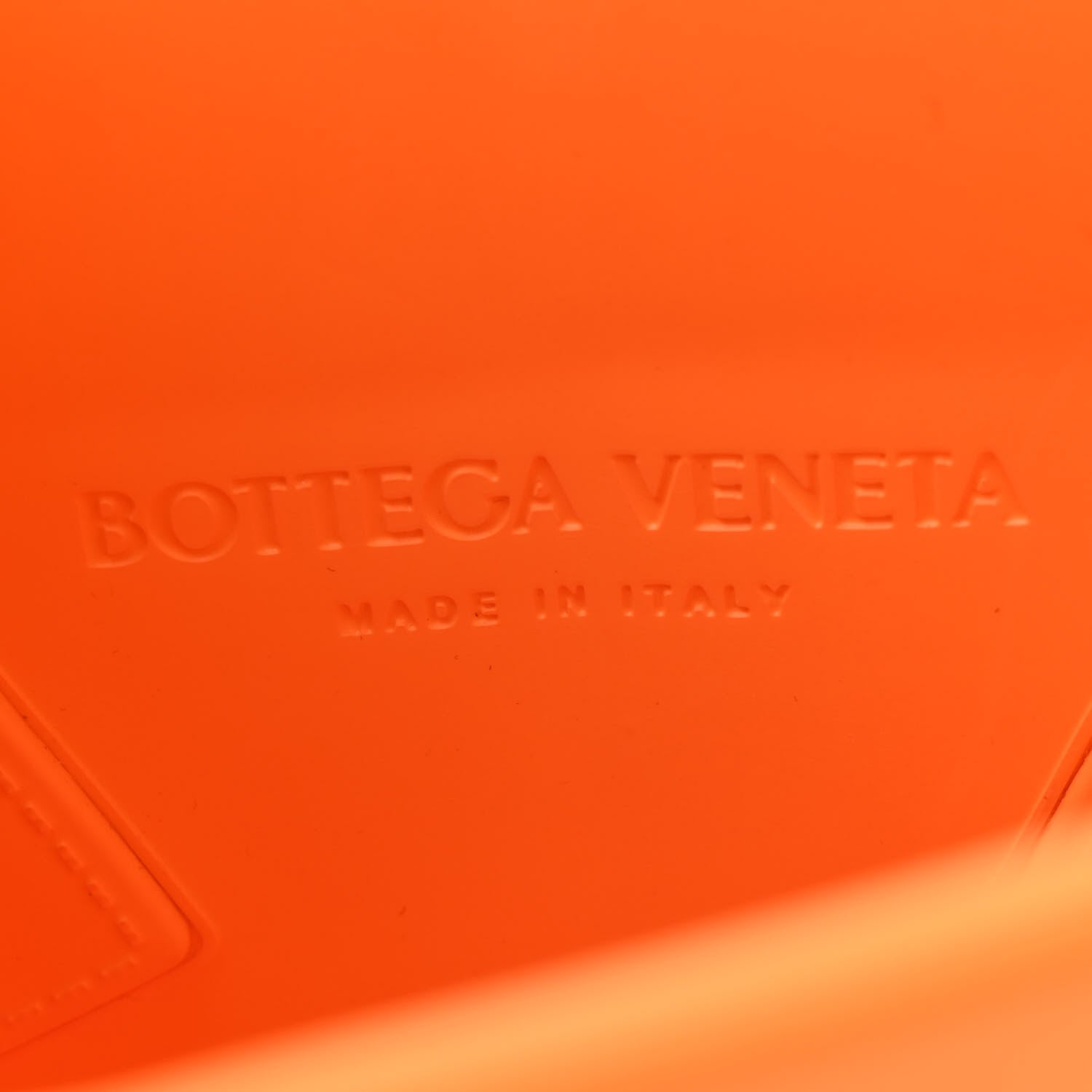Bottega Veneta Rubber Maxi Intrecciato Mini Arco Tangerine 6 of 11