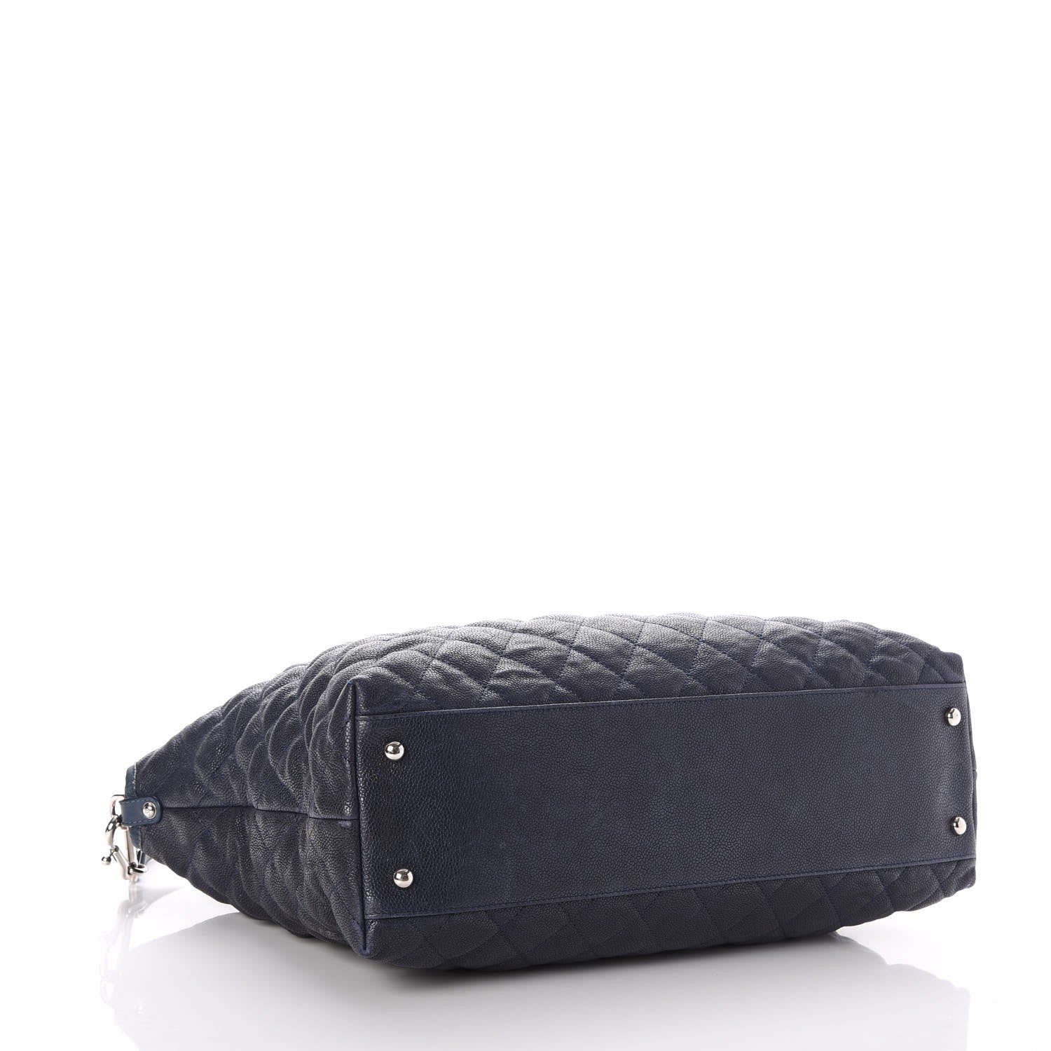 Chanel Caviar Quilted French Riviera Hobo Blue 5 of 8