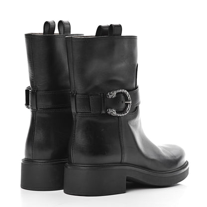 Gucci Calfskin Dionysus Lifford Short Boots 38.5 Black 4 of 13