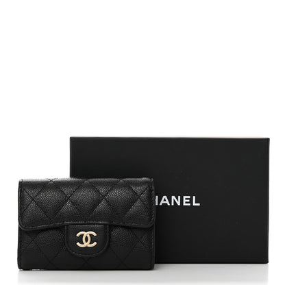 Chanel Caviar Quilted Classic 4 Key Holder Wallet Black 9 of 9