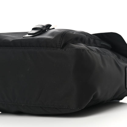 Prada Re-Nylon Vela Saffiano Pocket Single Buckle Messenger Shoulder Bag Black 11 of 11