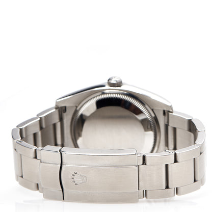 Rolex Stainless Steel 34mm Oyster Perpetual Air-King Watch Pink Index 114200 3 of 4