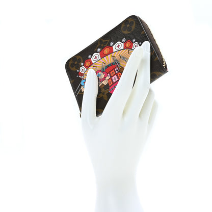 Louis Vuitton Monogram 2020 Christmas Animation Swing Ride Zippy Coin Purse Pink Poppy 2 of 6