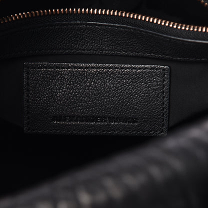 Alexander Wang Pebbled Lambskin Rocco Black Rose Gold Hardware 7 of 15