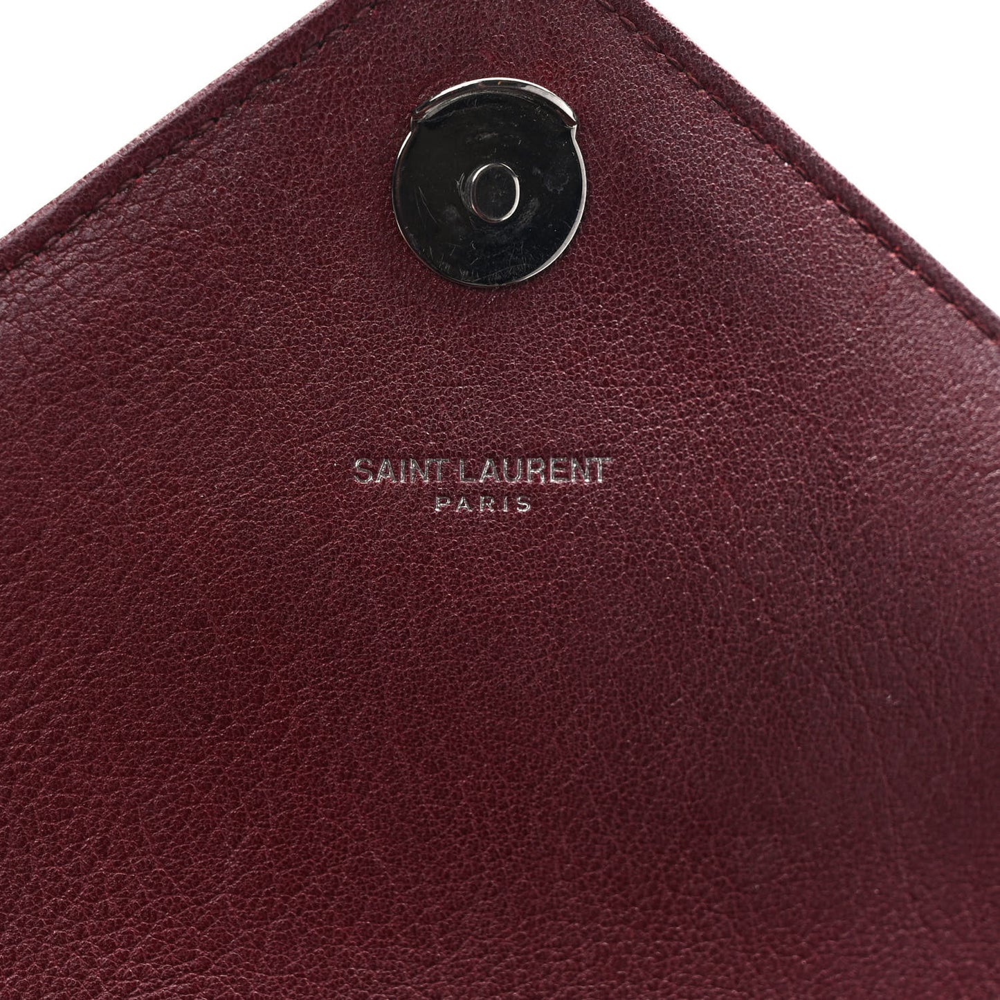 Sheepskin Matelasse Chevron Monogram Medium College Bag Rouge Legion