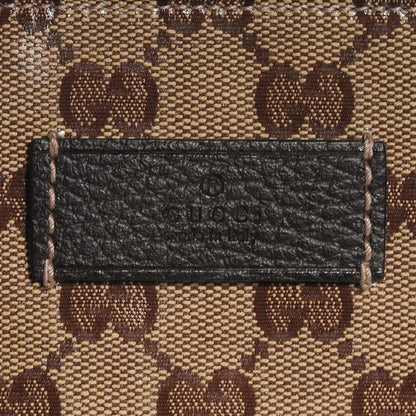Gucci Crystal Monogram Large Flat Messenger Bag Dark Brown 6 of 8