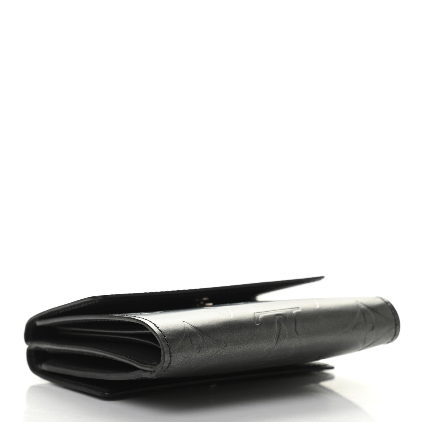 Mat Monogram Elise Wallet Black