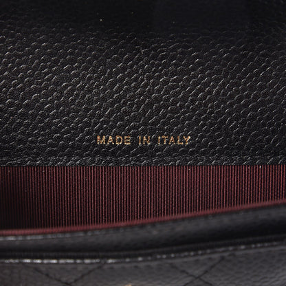 Chanel Caviar Quilted Flap Card Holder Black 7 of 9
